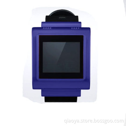 Smart fitness watch phone for aerobic exercise, with strapless heart rate monitor